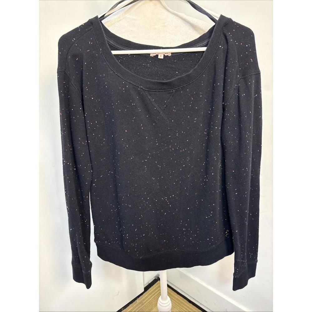 Juicy Couture Black Crewneck Speckled Colors Sz Small Excellent Older Style